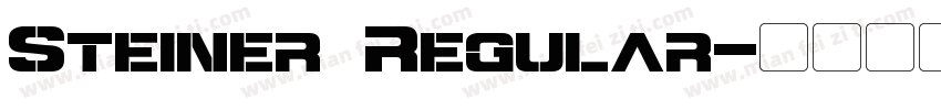 Steiner Regular字体转换